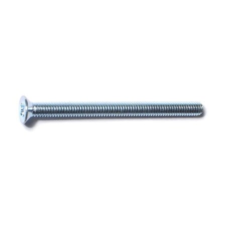 Midwest Fastener M4-0.70 x 50 mm Phillips Flat Machine Screw, Zinc Plated Steel, 50 PK 51492